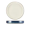 Barstuff Präsentationsteller Terra Aqua Blue innen weiß – 21 cm (6 Stk.)