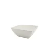 Barstuff Quadratische Schüssel, Melamin weiß - 4,15l / 26,2cm