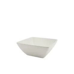 Barstuff Quadratische Schüssel, Melamin weiß - 4,15l / 26,2cm