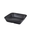 Barstuff Quadratischer Bräter Forge Buffet Steingut Gusseisen-Optik – 24,5 x 24,5 x 6,5 cm (6 Stk.)