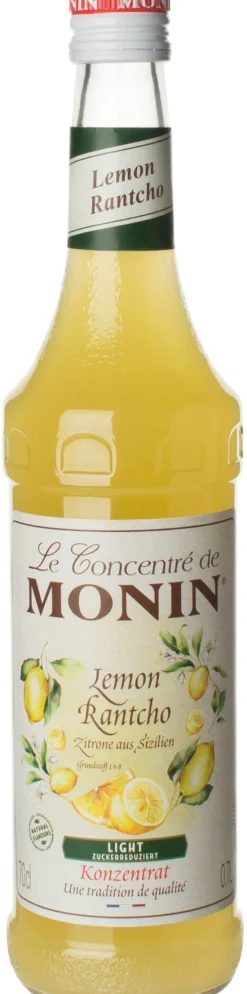 Barstuff Rantcho Zitrone light - Monin Sirup (0,7l)