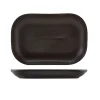 Barstuff Rechteckiger Teller Antigo Steingut Antikbronze – 24 x 16,5 cm (6 Stk.)