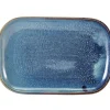 Barstuff Rechteckiger Teller Terra Aqua Blue - 29 x 19,5 cm (6 Stk.)