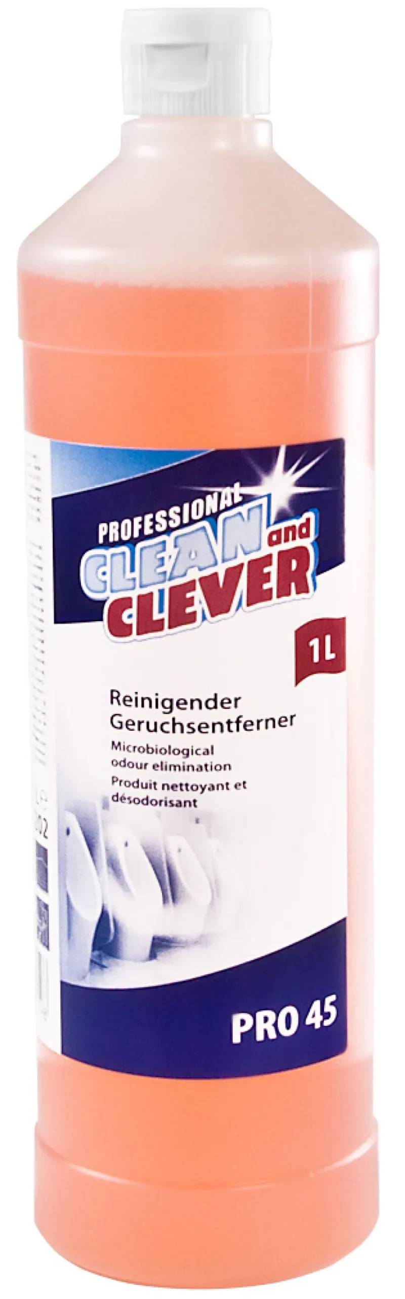 Barstuff Reinigender Geruchsneutralisierer, Clean and Clever Professional - PRO 45 (1,0l)