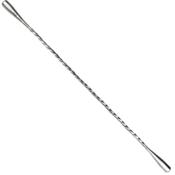 Barstuff Rührstab / Stirrer Doppel-Teardrop - Edelstahl (30cm)