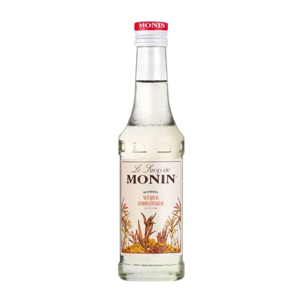 Barstuff Rohrzucker weiß - Monin Sirup Kleinflasche (0,25l)