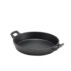 Barstuff Runde Auflaufform mit Henkeln, Gusseisen - 18x3,4cm (6 Stk.)
