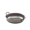 Barstuff Runde Schale mit Henkeln, Edelstahl vintage - 18,5 x 4,5 cm (6 Stk.)