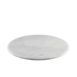 Barstuff Runde Servierplatte Marmor weiß - 33cm