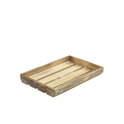Barstuff Rustikale Holzkiste - 35x23x4cm