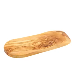 Barstuff Rustikale Platte aus Olivenholz - ca. 35x13cm