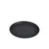 Barstuff Rutschfestes Tablett, rund, PP schwarz - 35,5cm