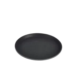 Barstuff Rutschfestes Tablett, rund, PP schwarz - 35,5cm