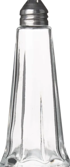 Barstuff Salz- und Pfefferstreuer "Tower", Glas und Chrom - 11cm