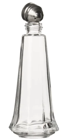 Barstuff Salz- und Pfefferstreuer "Tower", Glas und Chrom - 11cm