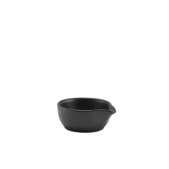 Barstuff Saucenschale mit Ausgusstülle Forge Steingut Gusseisen-Optik – 60 ml (12 Stk.)