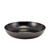Barstuff Schale aus gehämmertem Aluminium, schwarz - 44 cm