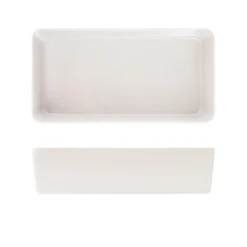 Barstuff Schale für Bento-Box Tokyo, Melamin, 34,8x18x7,8cm - weiß (3 Stk.)