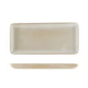 Barstuff Schmale rechteckige Platte Antigo Steingut Barley – 31 x 14 cm (6 Stk.)