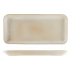Barstuff Schmale rechteckige Platte Antigo Steingut Barley – 35 x 16,5 cm (3 Stk.)