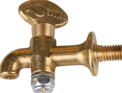 Barstuff Schnapsfass, Eiche Natur, verzinkte Fassreifen, Messinghahn - 5l