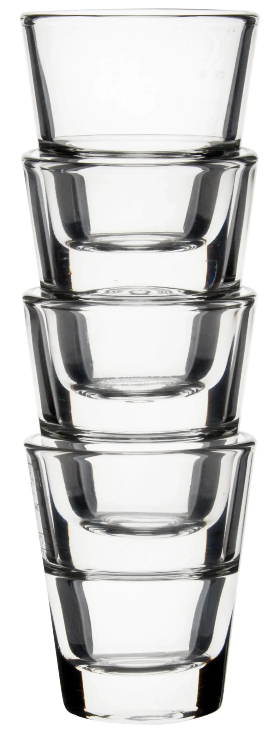 Barstuff Schnapsglas, StackUp Arcoroc - 45ml, 2+4cl FS (12Stk.)