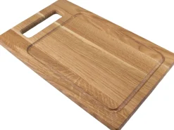 Barstuff Schneidebrett Eiche, Griff und Saftrille - 40x24,5cm