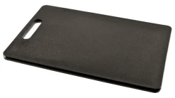 Barstuff Schneidebrett mit Griff, Polyethylen schwarz - 30x20x1cm