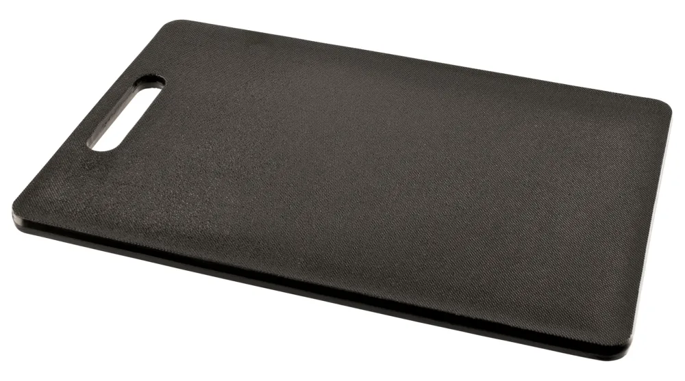 Barstuff Schneidebrett mit Griff, Polyethylen schwarz - 30x20x1cm