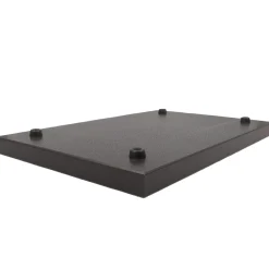 Barstuff Schneidebrett mit Saftrille, HDPE schwarz - 29,5x19,5cm