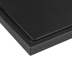 Barstuff Schneidebrett mit Saftrille, HDPE schwarz, Prime Bar - 30x20x2cm