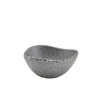 Barstuff Schüssel, dreieckig, Melamin, Granitoptik grau - 100ml / 8,5cm (24 Stk.)