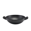 Barstuff Schüssel in Wok-Optik, Melamin schwarz - 30cm