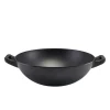 Barstuff Schüssel in Wok-Optik, Melamin schwarz - 35cm