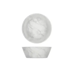 Barstuff Schüssel, Melamin, Marmoroptik weiß - 20,5x7,5cm (6 Stk.)