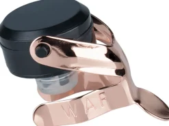 Barstuff Sekt- / Champagnerflaschenverschluss Secure Bottle Sealer - schwarz-kupferfarben