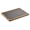 Barstuff Servierbrett Akazienholz, Naturschiefer - 33x23x1,5cm