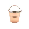 Barstuff Serviereimer, Edelstahl kupferfarben - 10cm/450ml (12 Stk.)