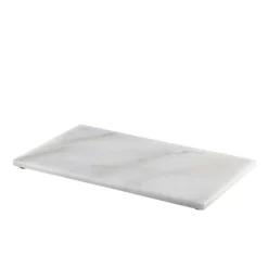 Barstuff Servierplatte Marmor weiß - 32x18cm (GN 1/3)