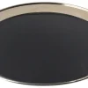 Barstuff Serviertablett, Edelstahl / Vinyl, 36cm