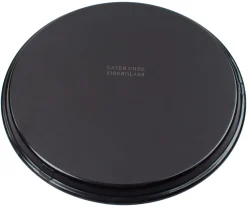Barstuff Serviertablett, Glasfaserkunststoff, schwarz, 36cm