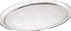 Barstuff Serviertablett oval, Edelstahl matt - 19,5x15cm