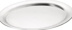 Barstuff Serviertablett oval, Edelstahl matt - 19,5x15cm