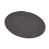 Barstuff Serviertablett oval, Polypropylen rutschfest, schwarz - 56,5x68,6cm
