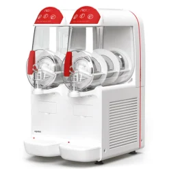 Barstuff Slusheis Maschine Granitor® NG Easy 10-2 White R290, 2 x 10 Ltr. Behälter