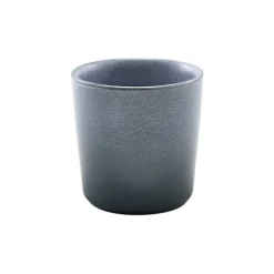 Barstuff Snack-Becher Forge Steingut graphitgrau – 8,5 x 8,5 cm (6 Stk.)