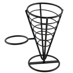 Barstuff Snackspirale mit Diphalter, schwarz - 21,5cm