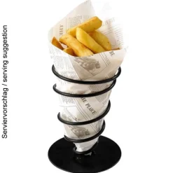 Barstuff Snackspirale, schwarz - 18cm
