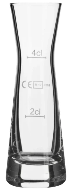 Barstuff Spirituosenkaraffe/ Barmaß Belfesta, Zwiesel Glas - 60ml, 2+4cl Eiche