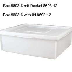 Barstuff Stapel- und Transportbehälter Classic weiß - 515x445x165mm (30l)